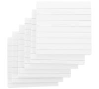 Artibetter Paper Notepads for Recording Notes Adhesive with Lined Pages 10pcs White Convenient to Use Memo Pads Design, Suitable for Posting on Wall Or Fridge