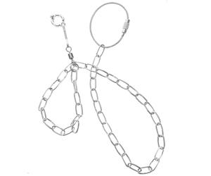 Artibetter Parrot Foot Chain Stainless Steel Harness for Birds Reinforcing Chains Wear-resistant Pet Bird Leash Suitable for Enjoying the Good Time