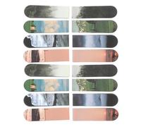 Artibetter Personalised Function Material Magnetic Book Mark 16pcs Artistic Design Page Marking and Featuring Clips for Students Writers During Travel Reading