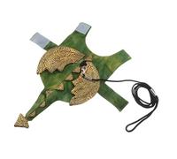 Artibetter Pet Dinosaur Costume for Lizard Bearded Dragon Outfit Safety Harness Leash Cute Reptile Dress for Outdoor Walking Pet Dinosaur Wear
