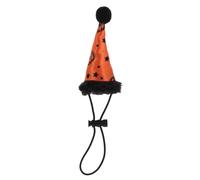 Artibetter Pet Hat Wearable and Easy to Wear for Guinea Pig and Rabbit, Lightweight Halloween Orange Cloth Design for Halloween Party and Stage Performance Costumes