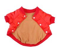 ARTIBETTER Pet Padded Chinese Style Suit for Small Dogs L Chest 48cm Warm Dog Coat Winter Outfit for French Bulldog Bichon Bulldog