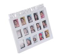 Artibetter Picture Frame for Home Decoration and Displaying School Memories White School Years 25cm X 28cm, Modern Simple Design to Preserve and Protect Photos