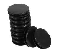 Artibetter Piggy Bank Pvc Stopper Replacement Plugs 35mm Black Money Saving Box Hole Stoppers 10pcs for Coin Jar Storage and Money Bank Supplies