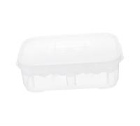 Artibetter Plastic 2 Pack Reptile Breeding Box Incubator with Double-layer Partition and Grid Design, Easy to Carry and Clean, Suitable for Snakes and Lizards Egg Hatching in Reptile