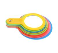 Artibetter Plastic Citrus Size Measure Ring for Accurate Fruit Diameter Measurement, Portable Fruit Measuring Gauge for Pome Fruits and Citrus, Suitable for Outdoor Use and Commercial