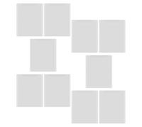 Artibetter Plastic File Folders 10Pcs A4 Size with Edge Binding, Vertical Document Sleeves for Study and Office Paper Storage