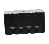 Artibetter Plastic Film Canisters Storage Box with Lid for 10 Rolls, Hard Plastic Camera Reel Container, Black Film Holder for Darkroom and Photography Accessories
