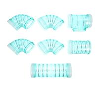 Artibetter Plastic Hamster Maze Connect Tubes for Hamsters and Pets, Easy to Install and Disassemble Green Cage Accessory outside The Cage Playground Use