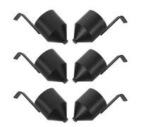 Artibetter Plastic Paint Viscosity Measuring Cup for Liquid Flow Evaluation 6pcs with Handle and Maintaining Optimal Viscosity, Suitable for Construction Sites and Quality Assurance Routines