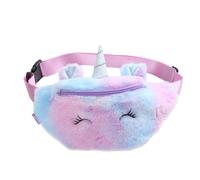 Artibetter Plush Unicorn Waist Bag with Adjustable Waistband and Ample Storage Space, Cute Crossbody Bag for Leisure Walking and Going, Fashionable and Delicate Design