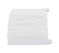 Artibetter Polyester Woven Gimp Braid Trim Lace 1 Roll Easy to Use Decorative Wave Lace for Curtain Edges and Garment Sewing Suitable for Curtains and Pillowcases