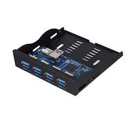 Artibetter Port Usb Floppy Disk Bay Front Panel Internal Usb Hub Panel Mount Computer Accessory Easy Upgrade