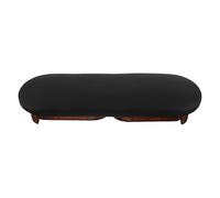 Artibetter Portable Black Nail Art Hand Rest Cushion with Soft Pu Sponge Material, Lightweight Folding Arm Pillow for Manicure Table and Travel Use, Modern Minimalist Design
