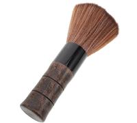 Artibetter Portable Brown Beard Brush with Sturdy Wood Handle and Soft Artificial Fiber Bristles for Removing Beard Fragments, Convenient Grooming Tool for Home and Travel Use