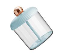 ARTIBETTER Portable Facial Bubble Maker Foaming Cup with Multi-hole Vent Plate for Quick 5-second Face Wash Foaming, Blue-gold Bubbling Tool for Deep Facial Cleansing and Skincare Routine