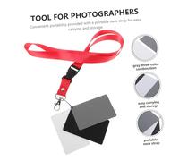 Artibetter Portable Grey Card Photography with Black White Grey Cards Accurate Exposure Reference for Photographers Compact Light Reflector for White Balance and Lighting Measurement