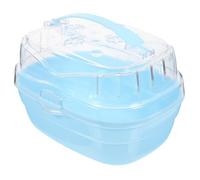 Artibetter Portable Hamster Carrier Cage with Handle Design and Openable Roof, Safe Pp Material Small Animal Travel Box for Outdoor Trips and Visits to The Pet Store