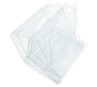 Artibetter Portable Multi-functional and Iron 12 White Wire Panels Playpen Cage Enclosure Fence with Large Space Playpen for Use Hamster Home and Outdoors