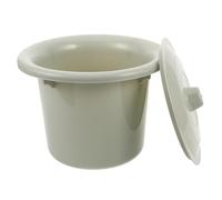 ARTIBETTER Portable Plastic Urinal Pot with Lid for Adults, Spillproof Bedpan for Hospital and Elderly Care, Unisex Leakproof Urine Container, Green Bedside Pee Bottle