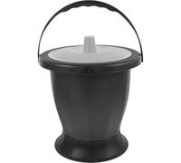 Artibetter Portable Pot Handle with Urinal and to Spittoon Lid Easy Carry Chamber for Adults and Elderly, Suitable for Home and Travel Use