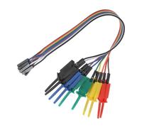 ARTIBETTER Precision Mini Hook Test Clips for Smd and Breadboard Electronics Debugging, Plastic Wire Grabber Clip Set for Pcb Debugging and Signal Tracing, for Engineers