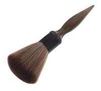 Artibetter Professional for with Handle Duster Neck Barber Wooden and Brush Soft Fiber Bristles Easy Styling in Cleaning, f Or at Hair Stylists and Barbers Use Salons Or Personal Home