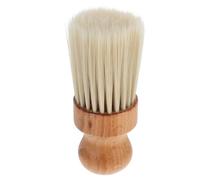 Artibetter Professional Hair Bristles, Efficient Cleaning Polyester and Wooden Wood Brush round Beech Handle Reduces Fatigue at for Barber Hand Shops Home Use