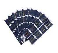 Artibetter Pu Leather Bible Index Tabs Set 80 Pieces Navy Reusable Page Markers with 66 Pre-Printed and 14 Blank Tabs for Bible Study, Reading and School Use