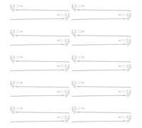 Artibetter Pushrod Connector Linkage Stoppers Control 20 Sets Iron and Material for Rc Fixed Wing Planes for Projects and Remote Control Airplane Assembly