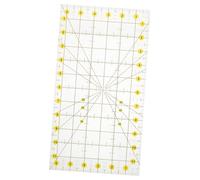 ARTIBETTER PVC Patchwork Quilting Ruler Shaped Sewing Template for Fabric Cutting Crafting Home Use Durable Measuring Tool