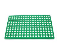 Artibetter Rabbit Cage Floorboard with Circular Holes Sturdy Plastic Base Plate 19.2 X 11.2 Inches Suitable for Bunny Hutch Isolation