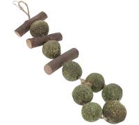 Artibetter Rabbit Chew Toys for Teeth Wooden Chewing Playthings with Unique Shapes, Practical and Safe for Hamsters and Bunnies in Your Pet's Home