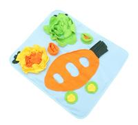 Artibetter Rabbit Foraging Mat Interactive Feeding Pad Adorable Shaped Design and Sturdy Flannel Material for Hiding Snacks or Small Toys, for Consuming Energy and Engaging Small Animals