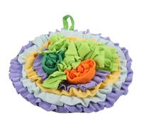 Artibetter Rabbit Foraging Mat Plush Slow Eating for Rabbits and Small Animals Interactive Feeding Mat to Get Rid of Boredom and Encourage Natural Foraging