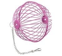Artibetter Rabbit Grass Feeder Ball Hanging Toy with Iron Wire Construction and Reusable Design for Small Animals Including Bunnies and Guinea Pigs, Featuring A Sturdy Hanging Chain for Easy