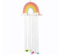 Artibetter Rainbow Hair Clip Organizer Wall Hanging Display for Cotton Tassels and Composite Material, Stylish Hair Bow Holder for Room Decor and Neat Storage