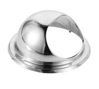 Artibetter Rainproof Stainless Steel Hood Vent Cap Round Wall Vent Cover for Kitchen Exhaust Chimney Systems Corrosion-resistant Design Versatile Outdoor Application Blocks Debris and