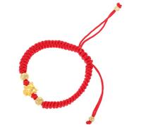 Artibetter Red String Bracelet 2024 Dragon Year Braided Bracelet Retro Dragon Design Aluminum Alloy Protection Comfortable Inspired by Traditional Chinese Culture