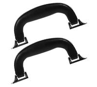 Artibetter Replacement Handle for Suitcase 2pcs Black Plastic Grip with Comfortable Hold for Toolbox and DIY Projects Luggage Pull Handle Upgrade