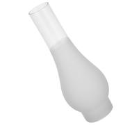 Artibetter Retro Oil Lamp Chimney Glass Shade Replacement for Kerosene Lamps Featuring Frosted Glass Material for Living Room and Bedroom Bright Lighting