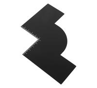 Artibetter Reusable Beard Guide Shaping Tool with Measurement Indicators, Plastic Hairline Filler and Edge up Hairline Card for Home and Professional Barber Use