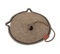 Artibetter Reusable Cotton Cat Scratcher Pad with Wear-resistant round Design for Indoor Cats, Stable Kitten Scratcher Mat Suitable for Home Use
