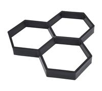 Artibetter Reusable DIY Garden Paving Mold Lightweight Concrete Path Maker for Backyard Patio Walkway Easy to Use No Special Skills Required Cement Floor Mould for Outdoor Pathway Shaping