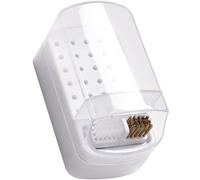 ARTIBETTER Reusable Manicure Nail Drill Bits Storage Case with 30 Slots and Cleaning Brush Nail Art Polishing Head Organizer