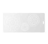 Artibetter Reusable Quilting Template Sewing Stencil Tool Made of Sturdy Pp Material with Marking Line for Accurate Cutting Shapes for DIY Quilting and Fabric Crafts Beginners