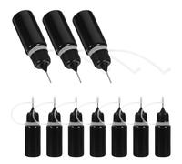 Artibetter Reusable with Stainless Steel Needles 10ml Plastic Squeeze Bottles 20pcs for Precise Glue Dispensing for DIY Crafts and Oil Application