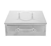 Artibetter Rice Noodle Roll Machine Small Steamer Drawer Design with Steaming Tray Stainless Steel Rust-proof Quick Steaming for Families Breakfast Rooms Kitchen Utensil