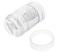 Artibetter Rotatable Adjustable Nail Stamp for DIY Nail Art and Professional Salons Plastic Polish Stamper for French Tip Designs Creating Unique Styles Easily