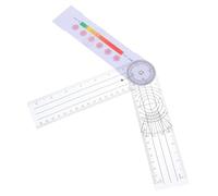 ARTIBETTER Rotating Angle Ruler Goniometer Medical Protractor PVC Body Measuring Tool for Orthopedic Assessment Compact and Portable Design for Professional and Home Use